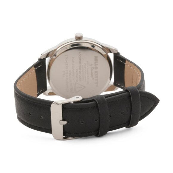 HELLO KITTY Women's Hello Kitty Leather Strap Watch - Picture 4 of 6